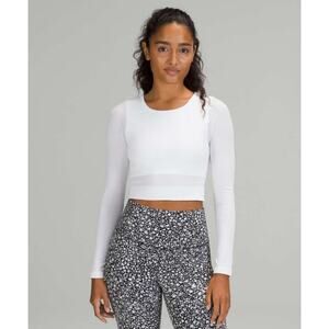 Lululemon Ebb to Street Long sleeve - white - Size 2